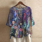 Anya | Floral Oversized Blouse for Women