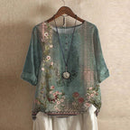 Anya | Floral Oversized Blouse for Women