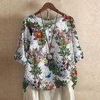 Anya | Floral Oversized Blouse for Women