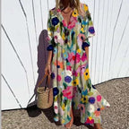 Ora | Floral Midi Shirt Dress for Women