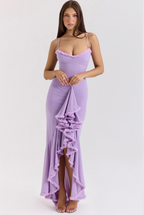 Alexandra | Wedding Guest Ruched Maxi Dress for Women