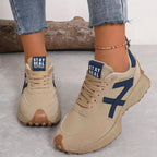 Kishori | Lace-Up Platform Sneakers for Women