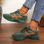 Kishori | Lace-Up Platform Sneakers for Women