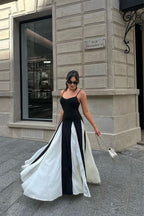 Faye | Wedding Guest Sleeveless Maxi Dress with V-Neck for Women