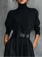 Lisa | High-Neck Wide Leg Jumpsuit Set for Women