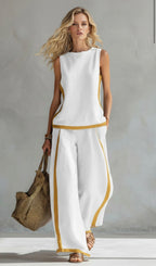 Maya | Wide Leg Two-Piece Set for Women