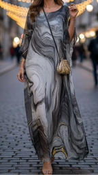 Aura | Wedding Guest Maxi Dress with Batwing Sleeves for Women