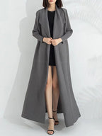 Alyssia | A-Line Wrap Maxi Dress with Belt for Women