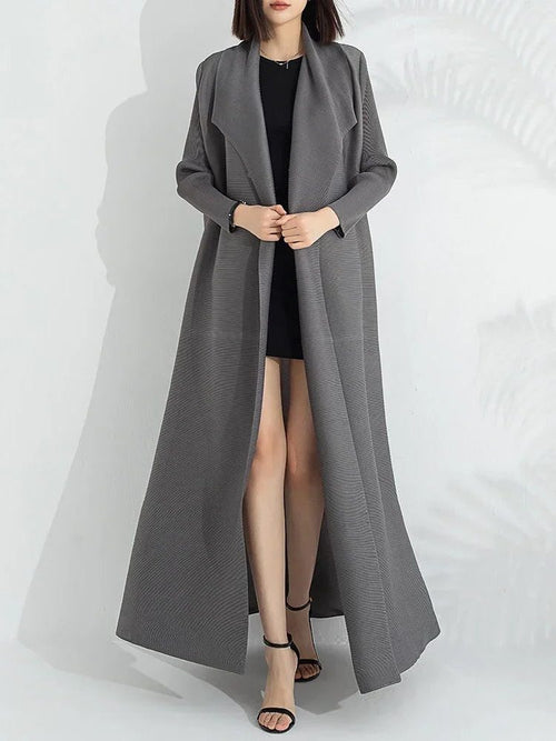 Alyssia | A-Line Wrap Maxi Dress with Belt for Women