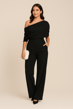 Primrose | One-Shoulder Wide Leg Jumpsuit for Women