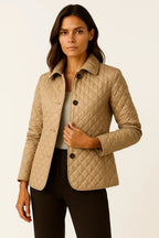 Anna | Quilted Button-Down Blazer for Women