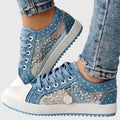 Elena | Lace-Up Platform Sneakers for Women