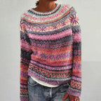 Briallen | Fair Isle Sweater with Crew Neck for Women