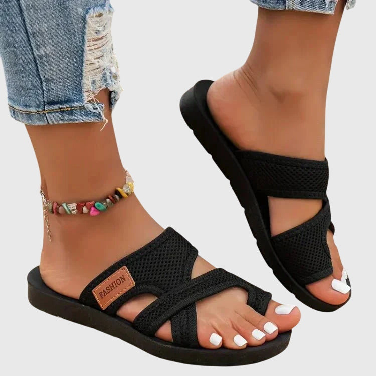 Arwen | Open Toe Crisscross Sandals for Women