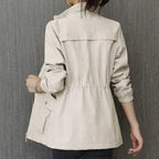 Cara | Zip-Up Windbreaker Jacket with Drawstring for Women