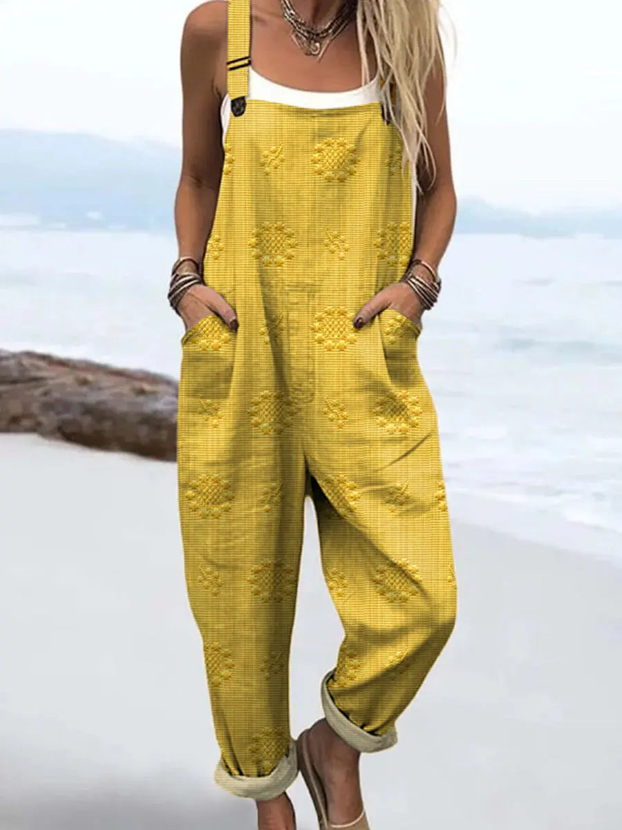 Maeve | Relaxed Fit Patterned Jumpsuit for Women