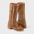 Dahlia | Block Heel Knee High Western Boots for Women