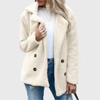 Dorothy | Double-Breasted Sherpa Jacket for Women