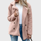 Dorothy | Double-Breasted Sherpa Jacket for Women