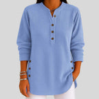 Désirée | Ribbed Knit Pullover with Crew Neck for Women