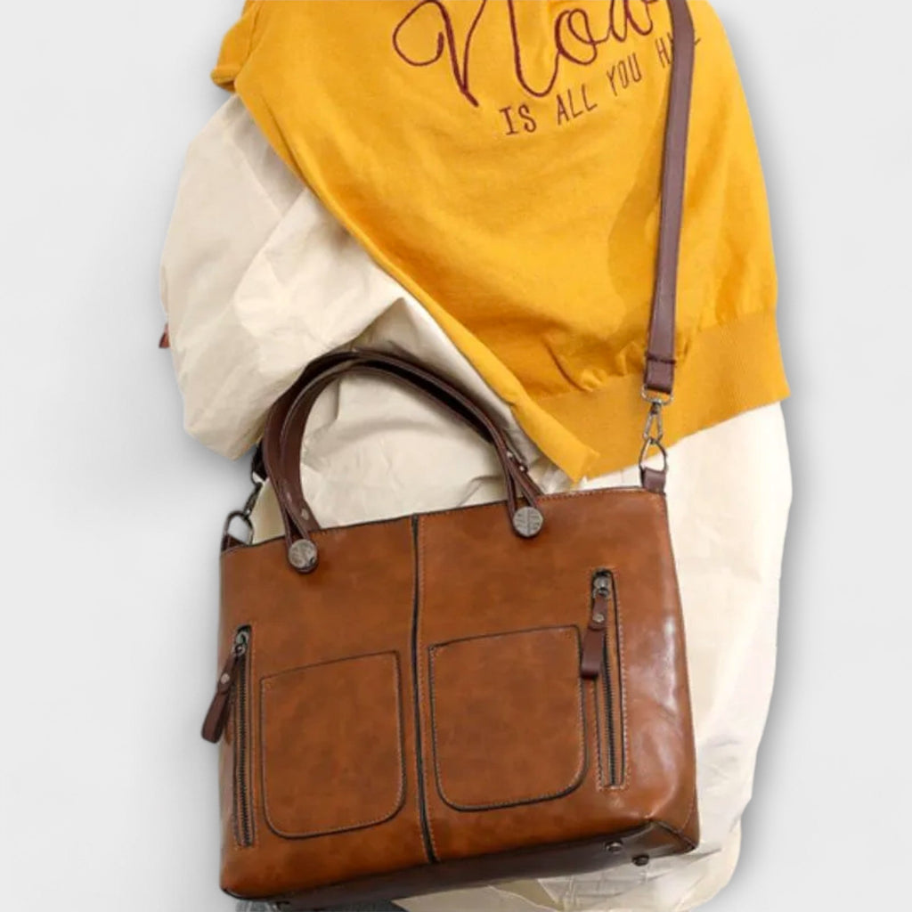 Kristel | Leather Tote Bag for Women