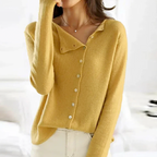 Thalia | Button-Down V-Neck Cardigan for Women