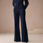 Elara | High Waist Wide Leg Corduroy Pants for Women