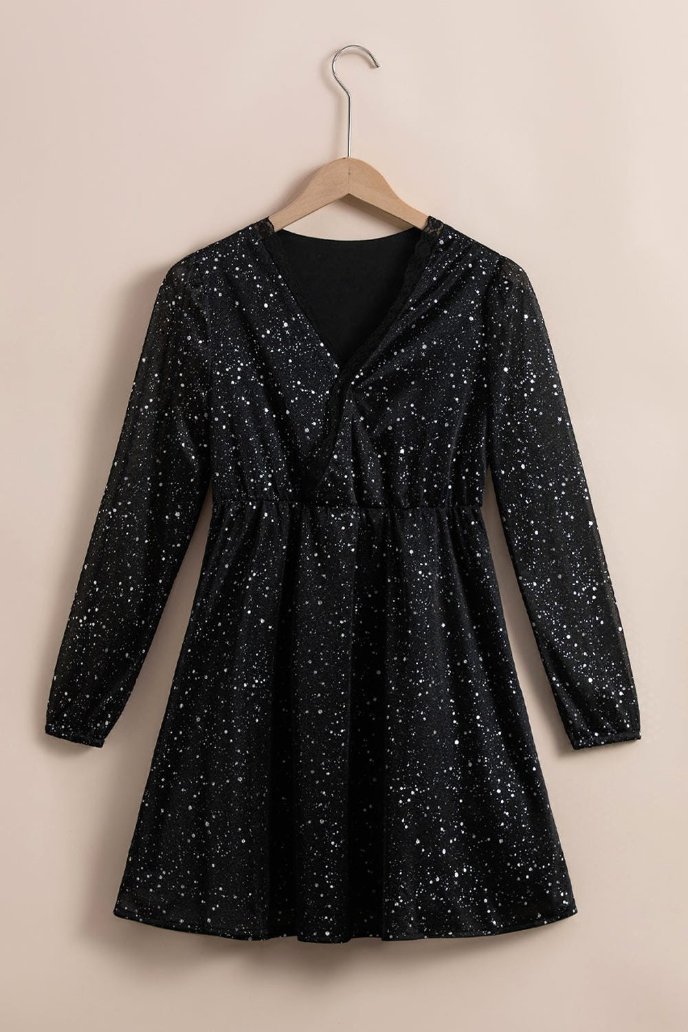 Eleonora | Sequin V-Neck Wrap Dress for Women