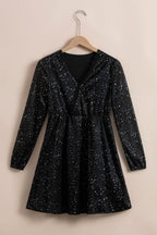 Eleonora | Sequin V-Neck Wrap Dress for Women