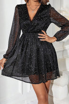 Eleonora | Sequin V-Neck Wrap Dress for Women