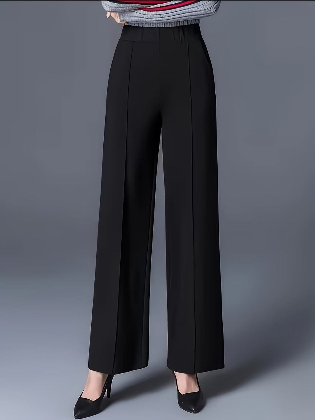Elvire | High-Waisted Wide Leg Pants for Women