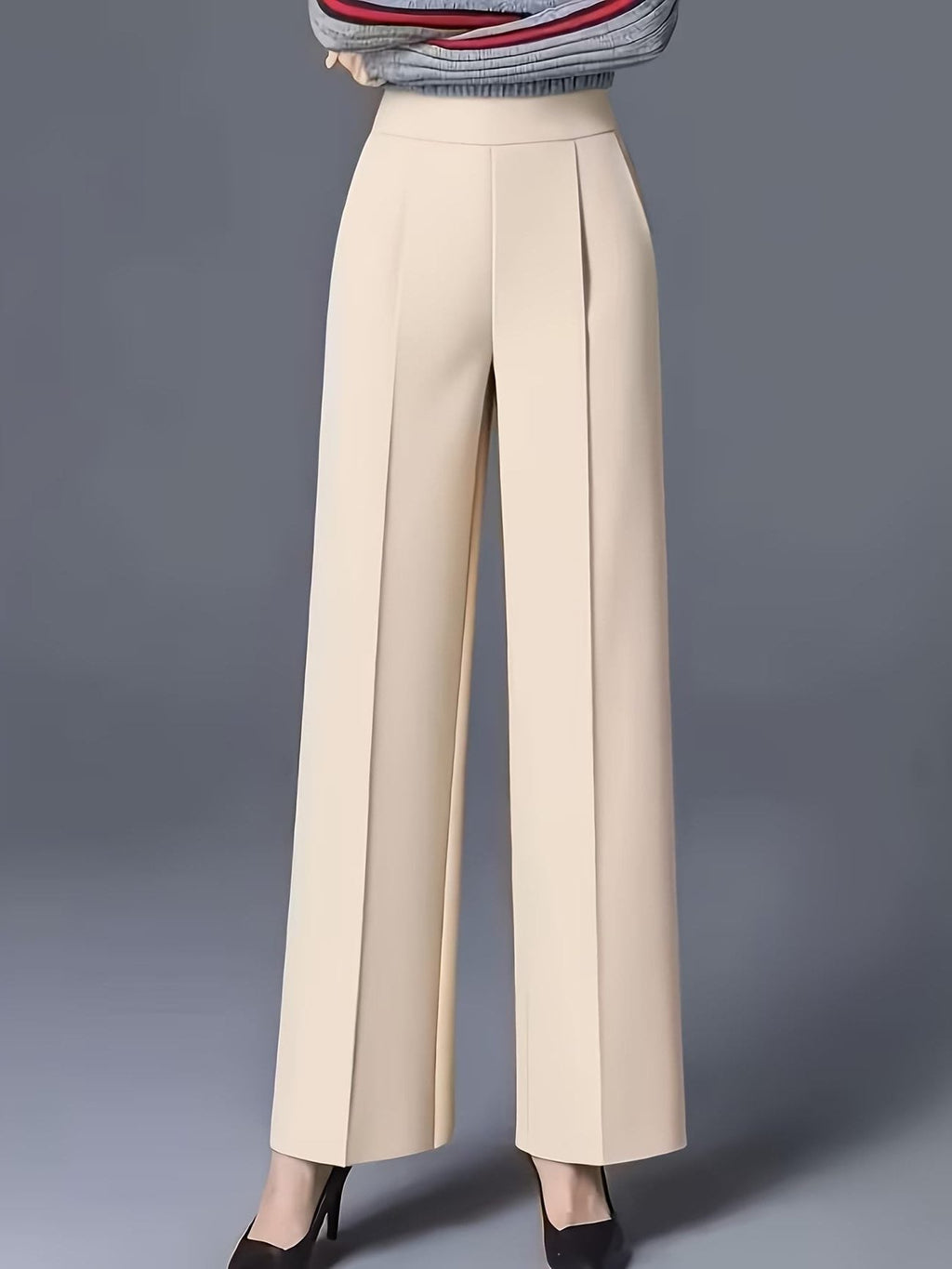 Elvire | High-Waisted Wide Leg Pants for Women