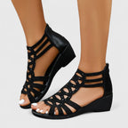 Undine | Lace-Up Open Toe Sandals for Women
