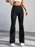 Fiammetta | Glitter Flared Pants for Women