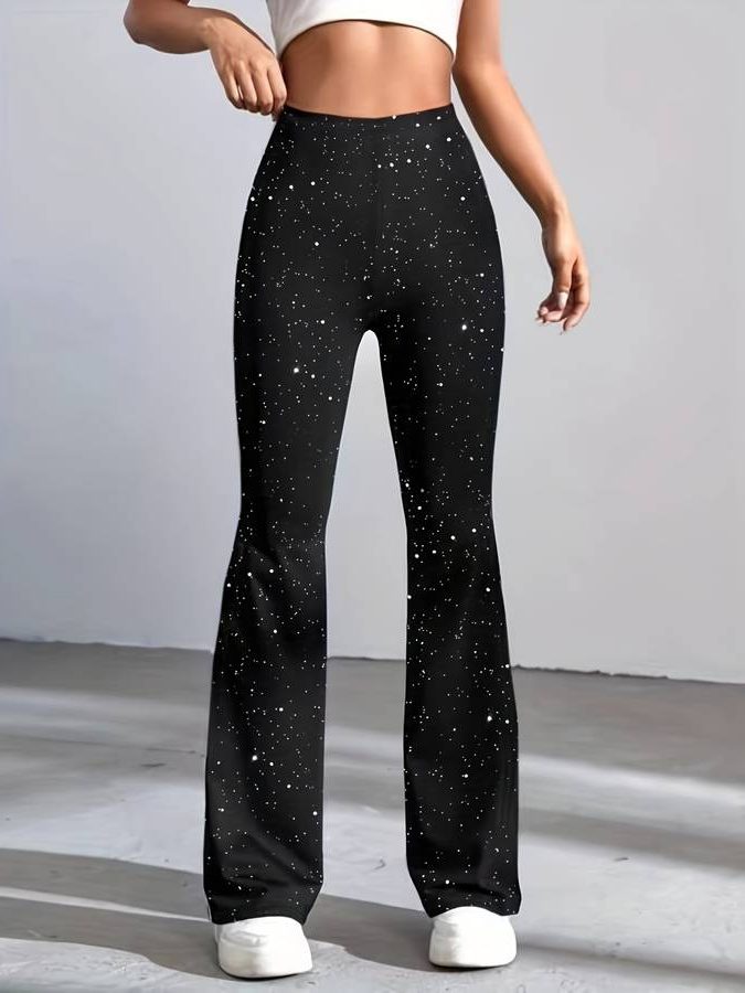 Fiammetta | Glitter Flared Pants for Women