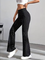 Fiammetta | Glitter Flared Pants for Women