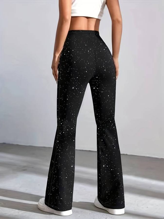 Fiammetta | Glitter Flared Pants for Women