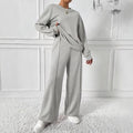 Hanne | Oversized Sweatshirt and High Waist Pants Set with Long Sleeves for Women