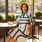 Gardenia | Button-Down Midi Shirt Dress for Women