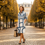Gardenia | Button-Down Midi Shirt Dress for Women