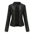 Ilana | Leather Zip-Up Jacket for Women