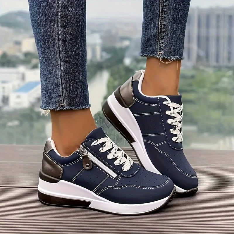 Ileana | Lace-Up Platform Sneakers for Women