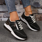 Ileana | Lace-Up Platform Sneakers for Women