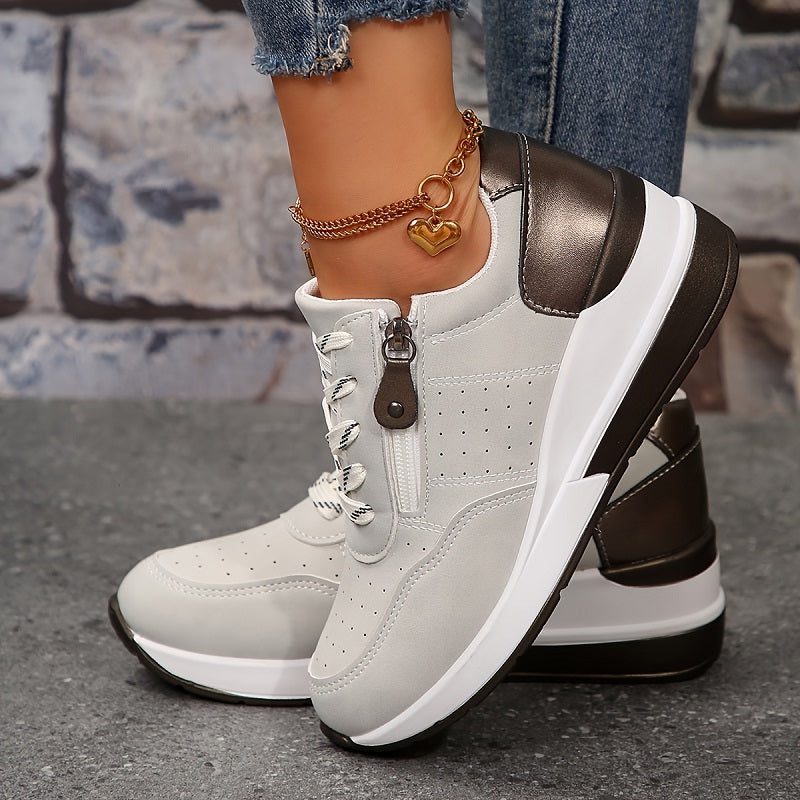 Ileana | Lace-Up Platform Sneakers for Women