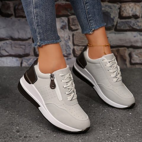Ileana | Lace-Up Platform Sneakers for Women