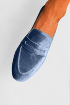 Maelle | Suede Penny Loafers for Women