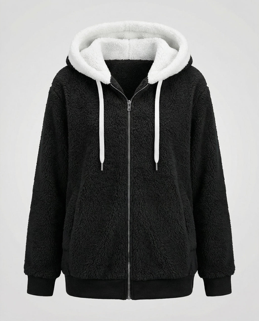 Iolanthe | Oversized Hooded Fleece Jacket for Women