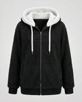 Iolanthe | Oversized Hooded Fleece Jacket for Women