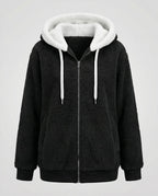 Iolanthe | Oversized Hooded Fleece Jacket for Women