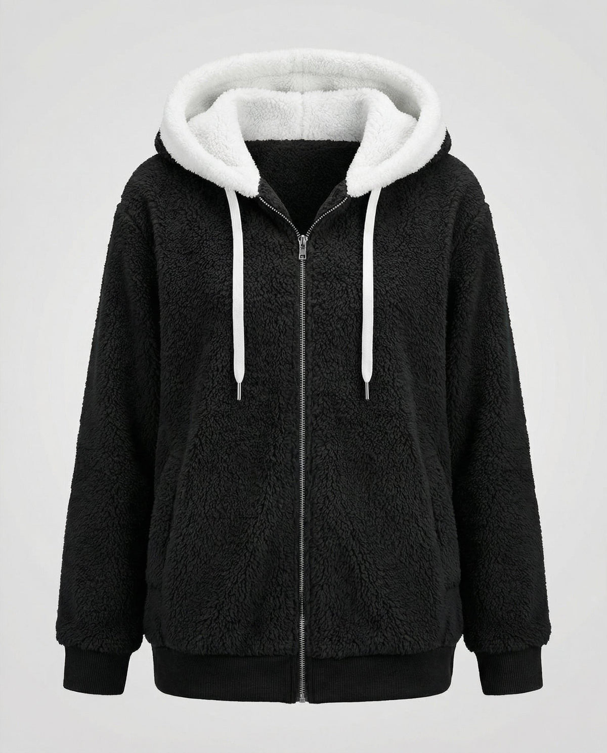 Iolanthe | Oversized Hooded Fleece Jacket for Women